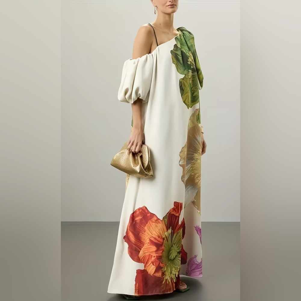 Floral Off-Shoulder Dress